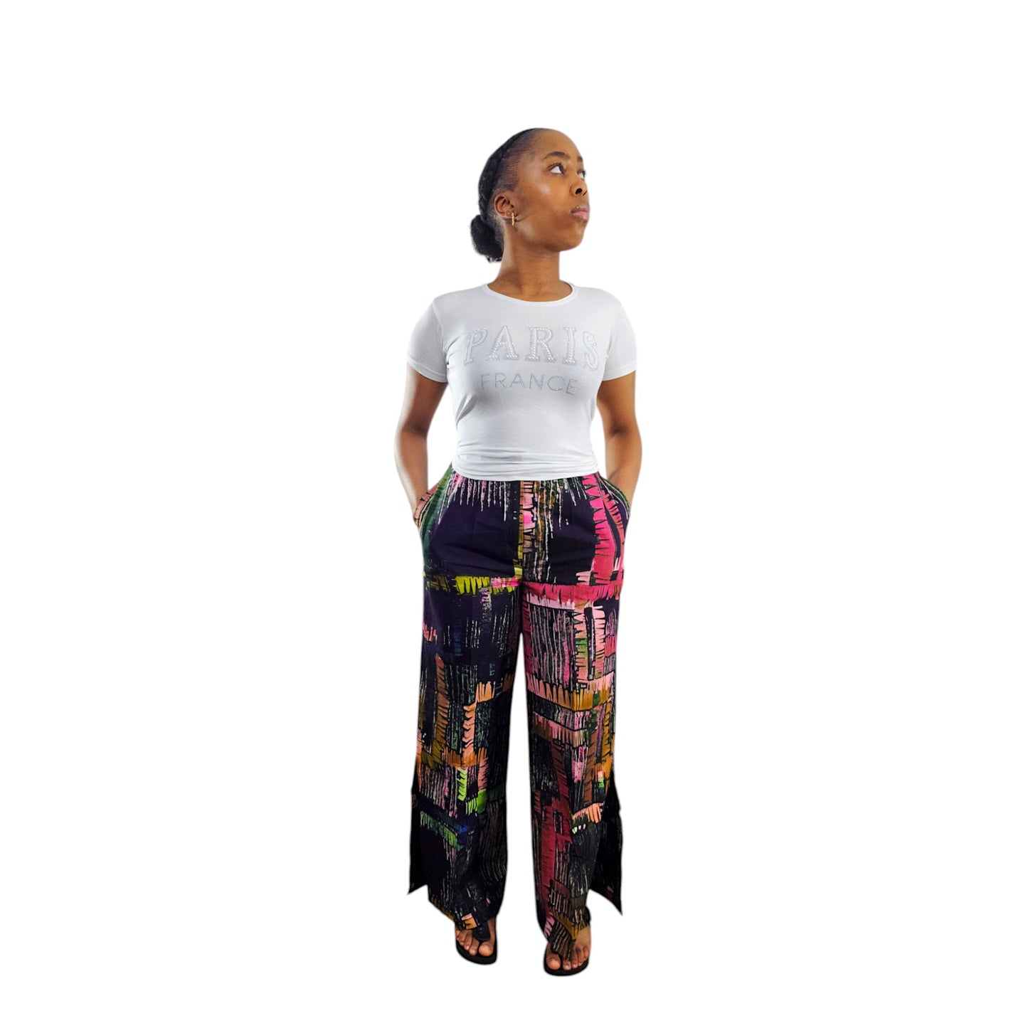 Adun Palazzo Pants with Slits