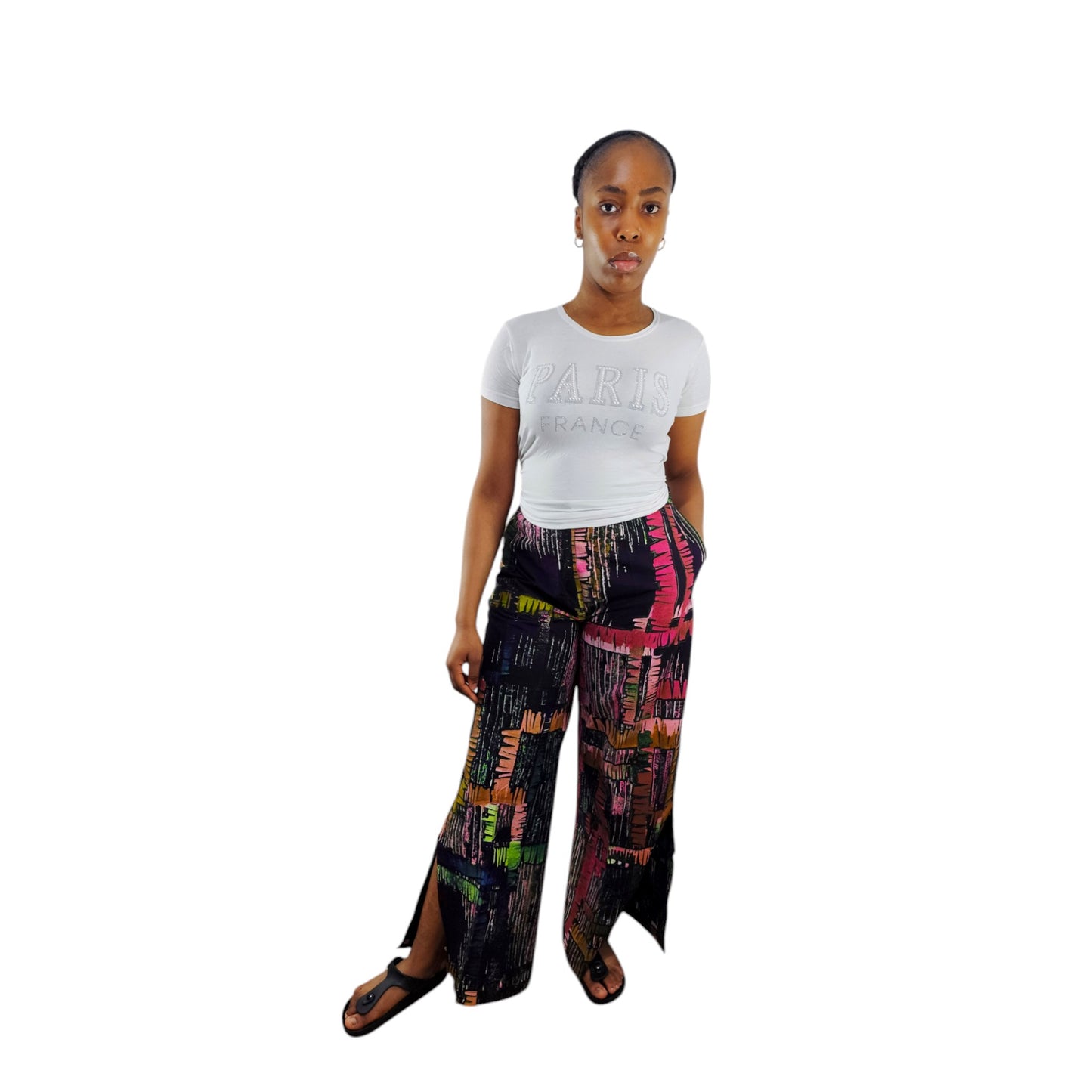 Adun Palazzo Pants with Slits