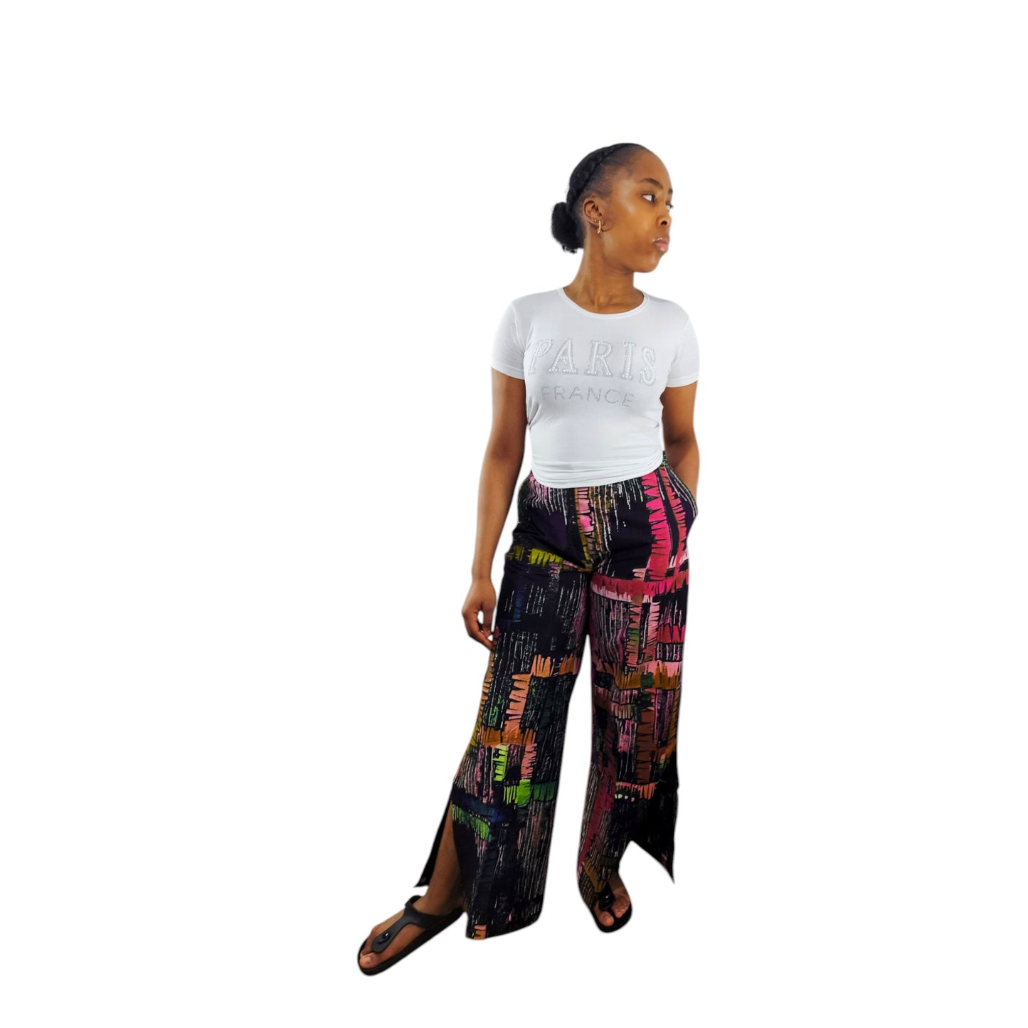 Adun Palazzo Pants with Slits