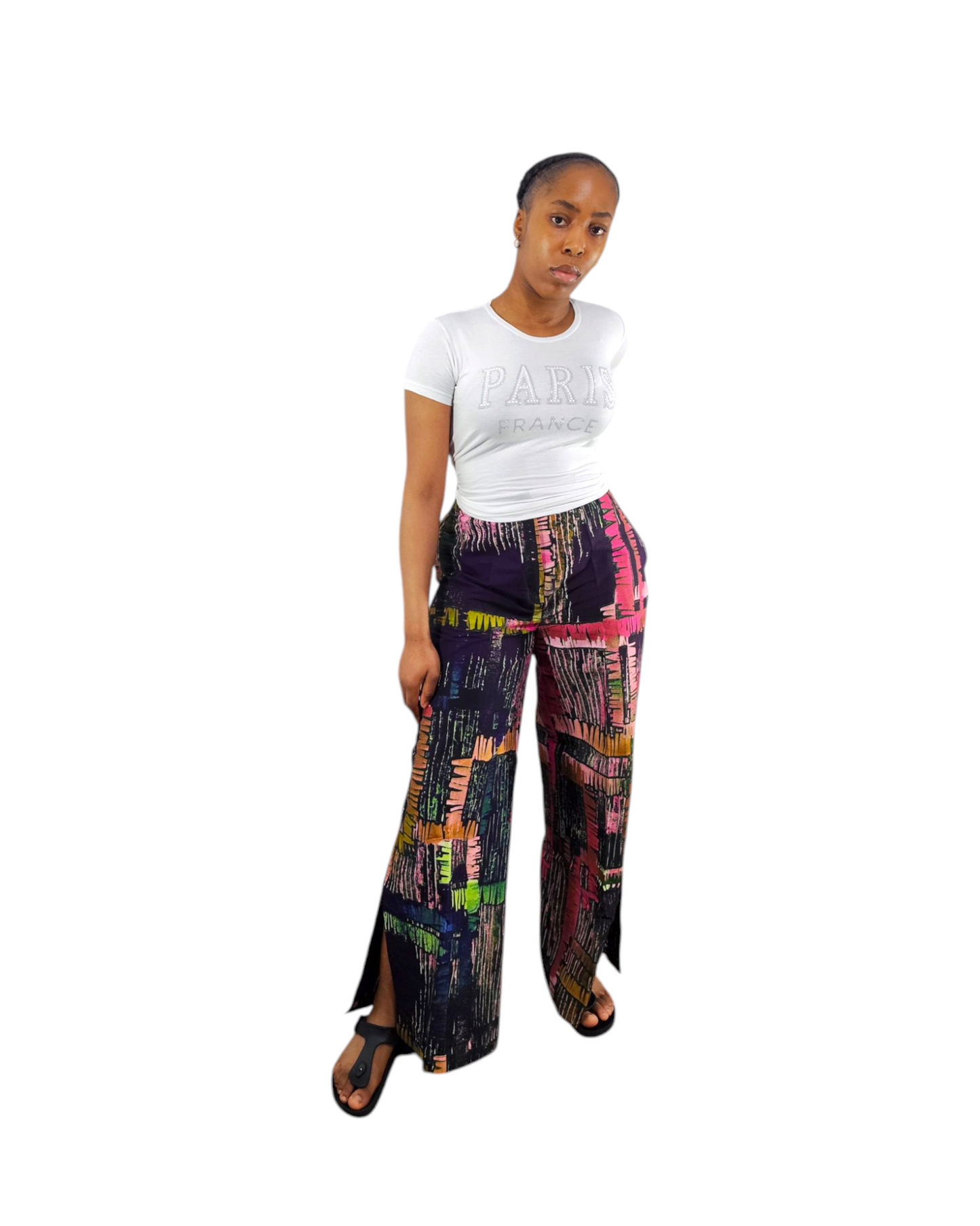 Adun Palazzo Pants with Slits