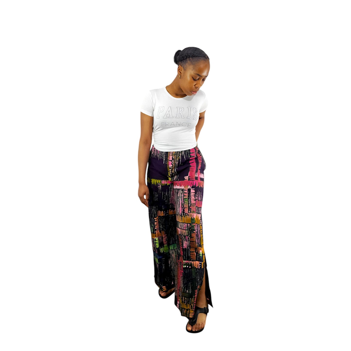 Adun Palazzo Pants with Slits