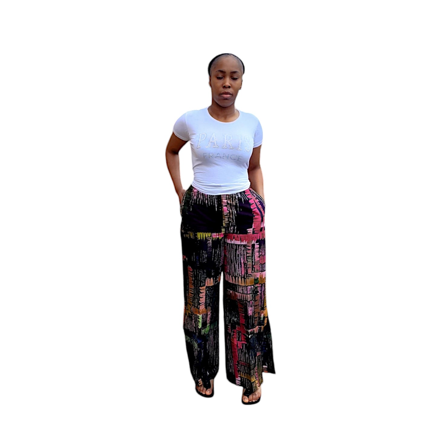 Adun Palazzo Pants with Slits