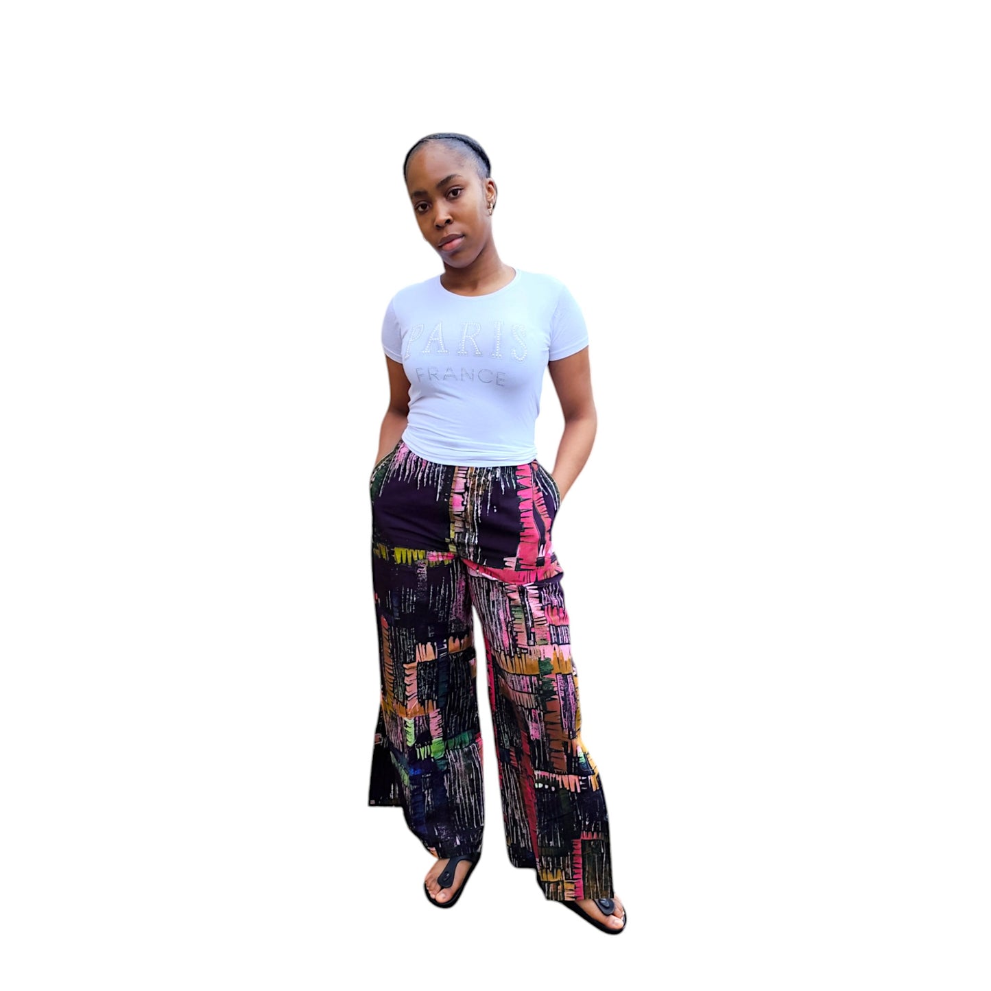Adun Palazzo Pants with Slits
