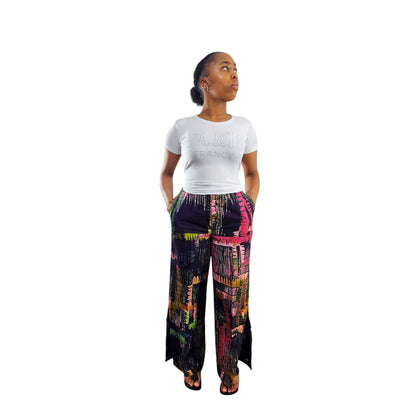 Adun Palazzo Pants with Slits