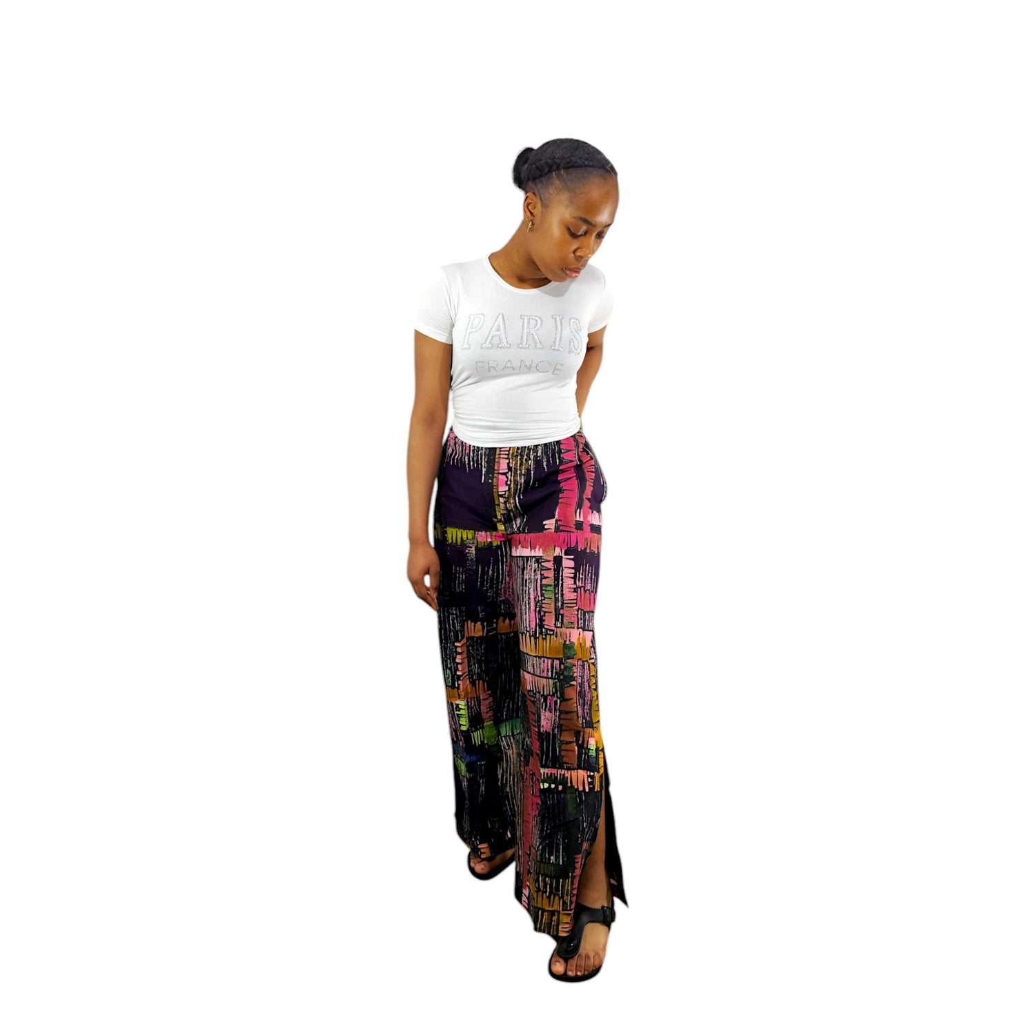 Adun Palazzo Pants with Slits