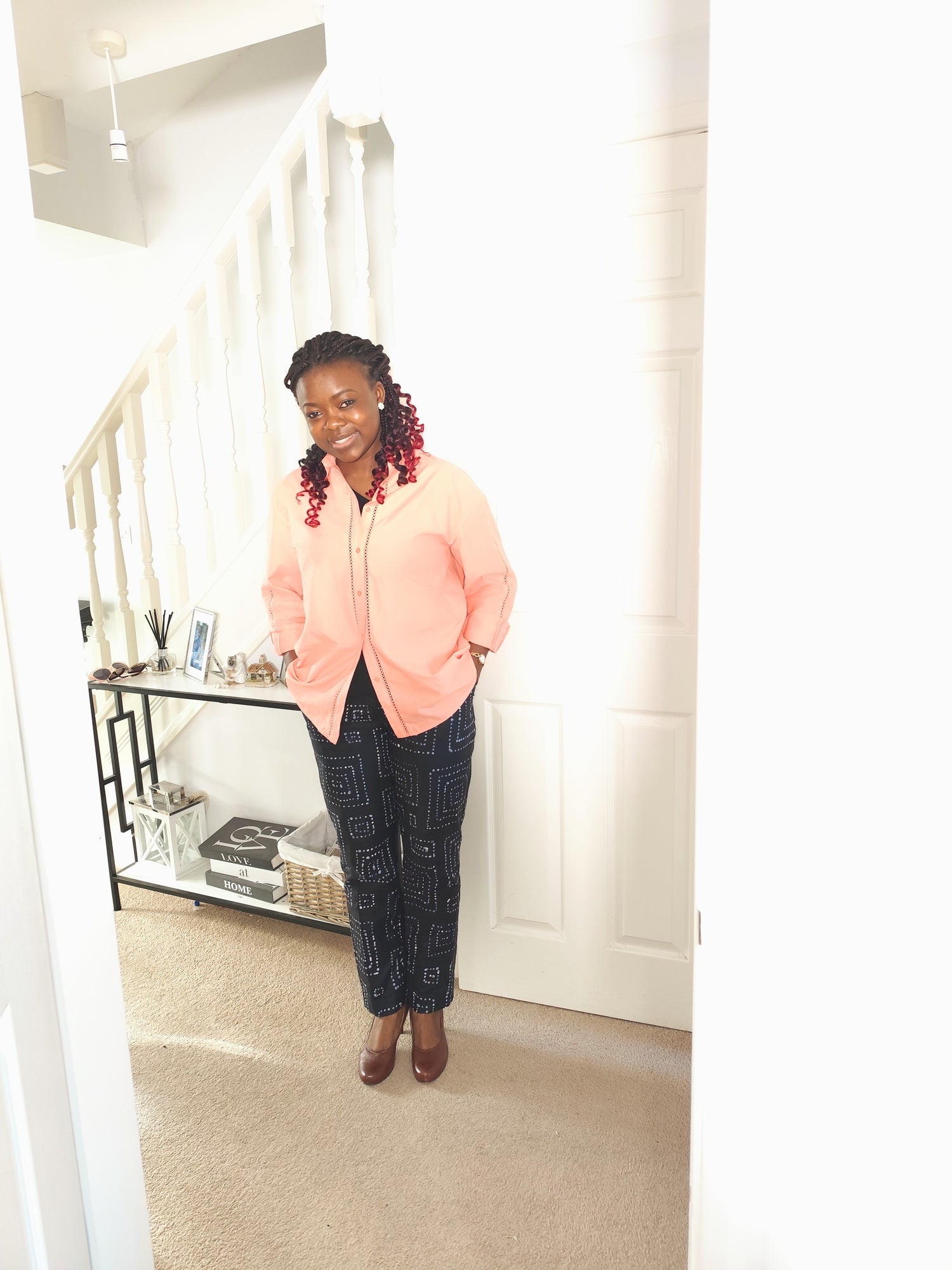 Women's Tribal Black Hotpants