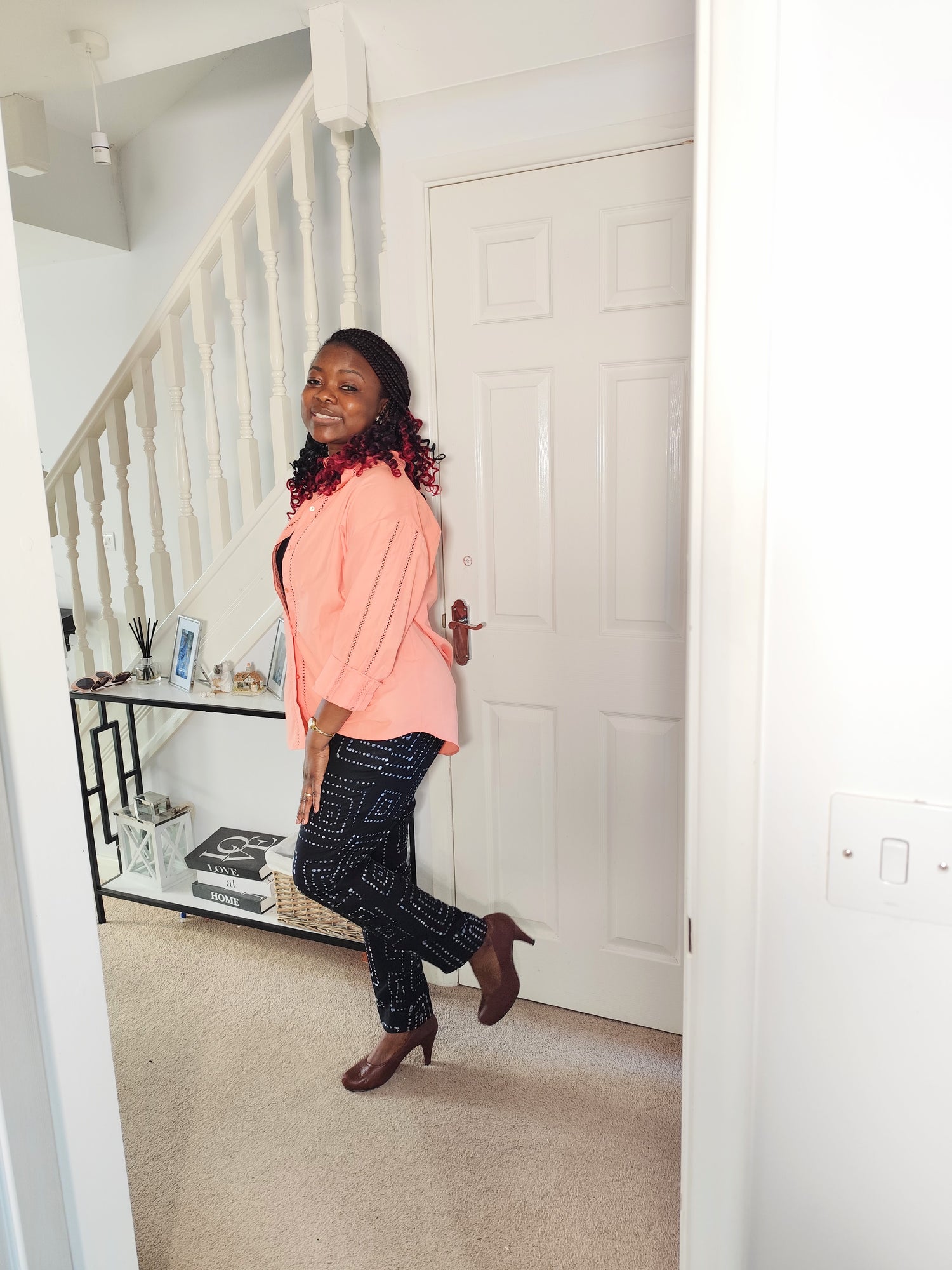 Women's Tribal Black Hotpants