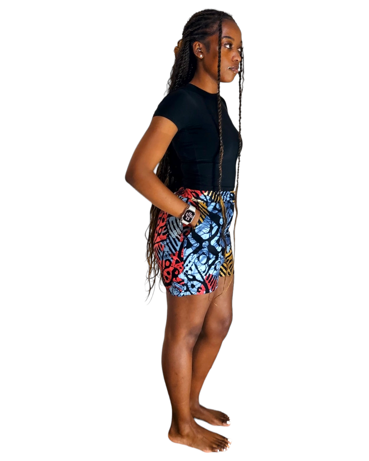 Women's Cotton Shorts Abstract Women's Shorts