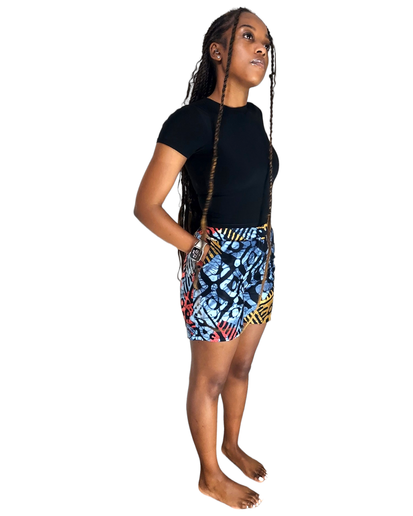 Women's Cotton Shorts Abstract Women's Shorts