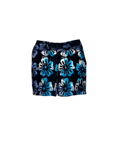 Women's Cotton Shorts Pink Floral Shorts for Women