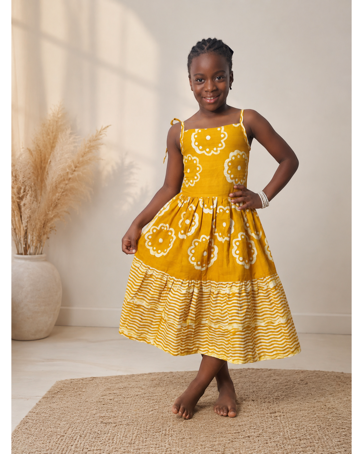 Alárò Sun Dress- Little Girl's Dress