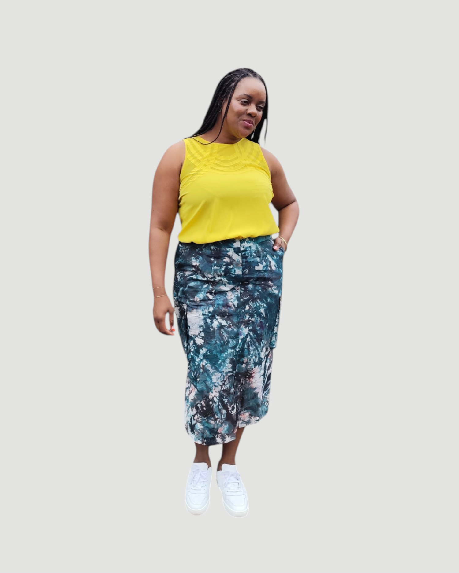 Dèsẹ̀wà Alaro Front Slit Pencil Skirt