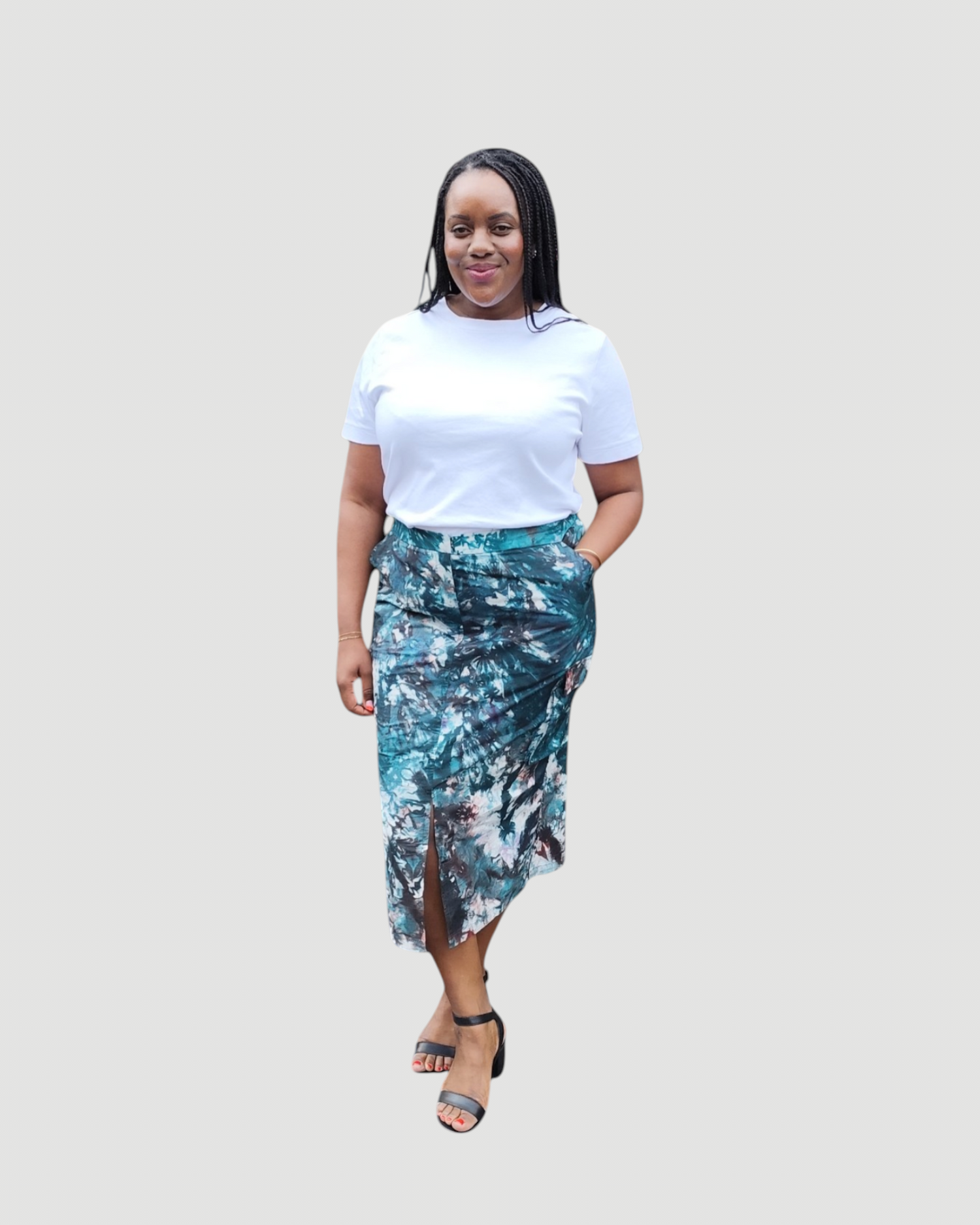 Dèsẹ̀wà Alaro Front Slit Pencil Skirt