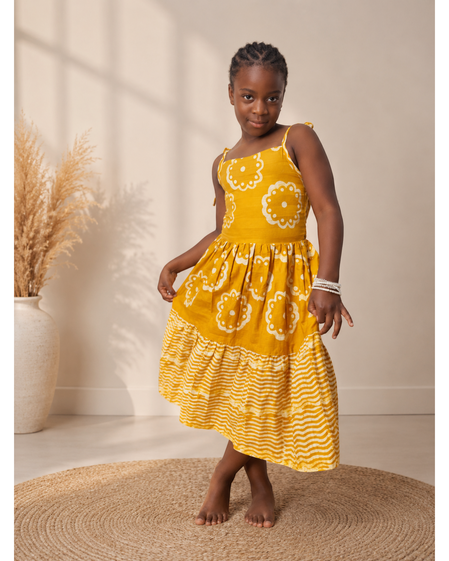 Alárò Sun Dress- Little Girl's Dress